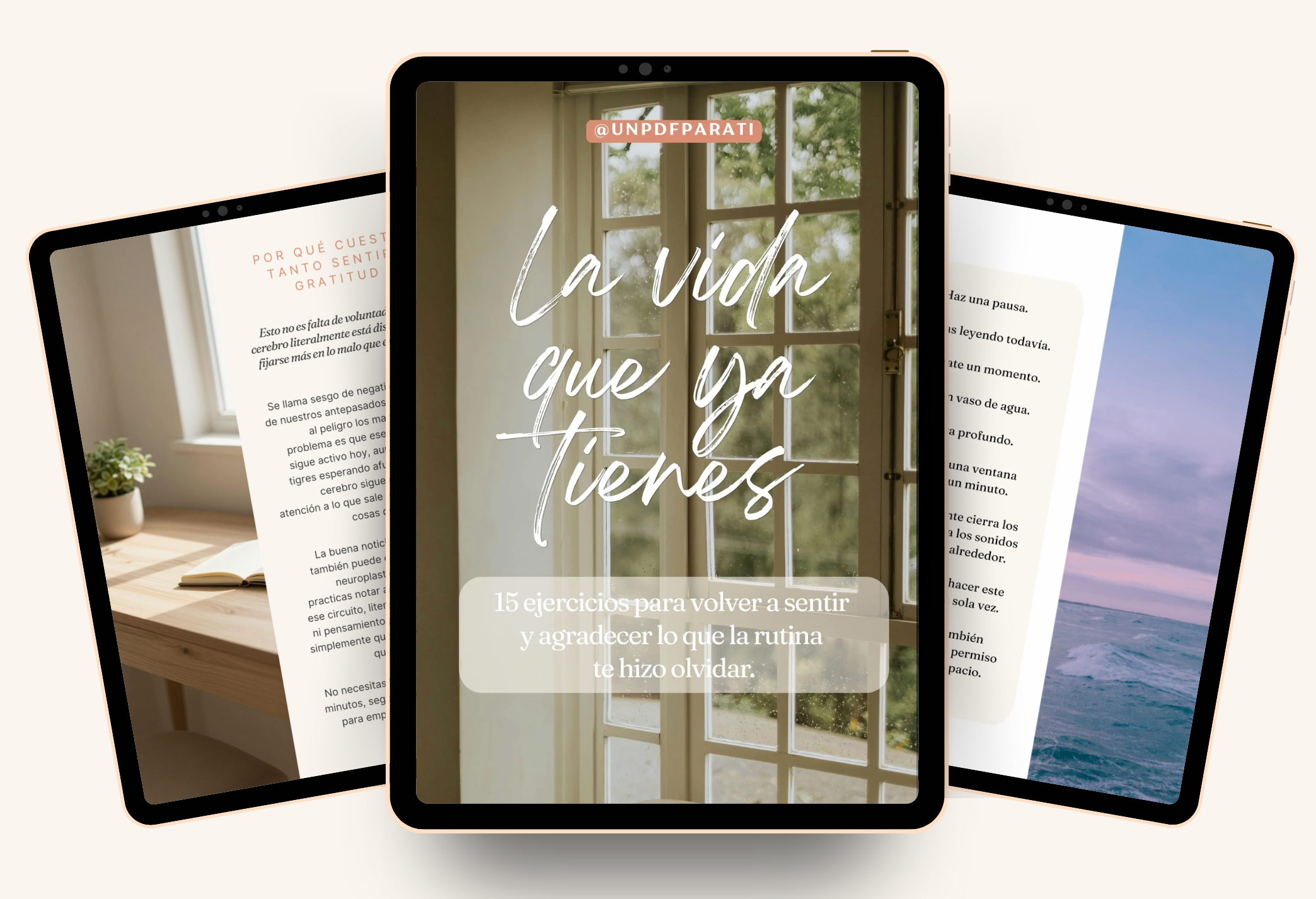 La vida que ya tienes | Journal Digital de Gratitud