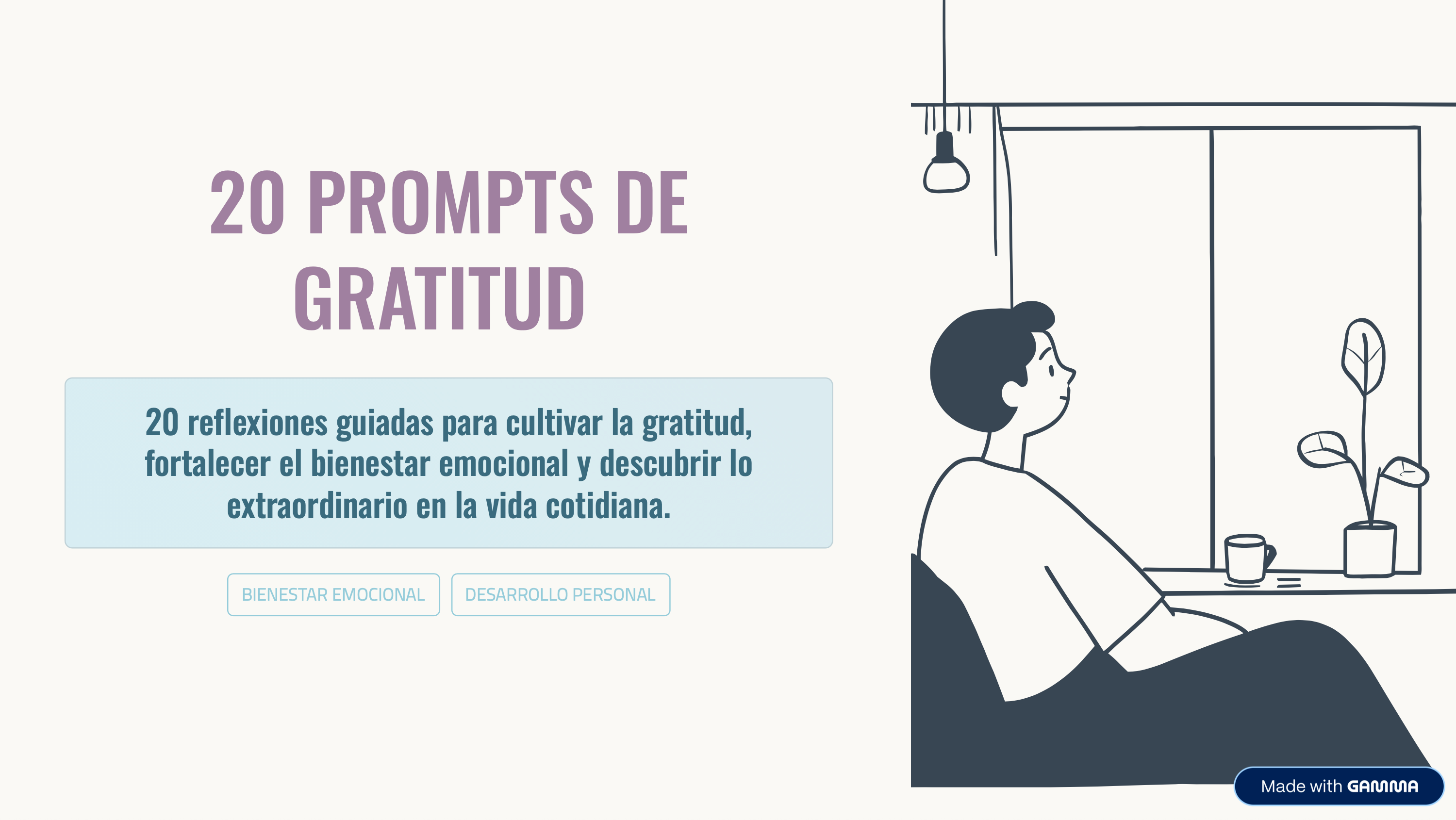 20 PROMPTS DE GRATITUD